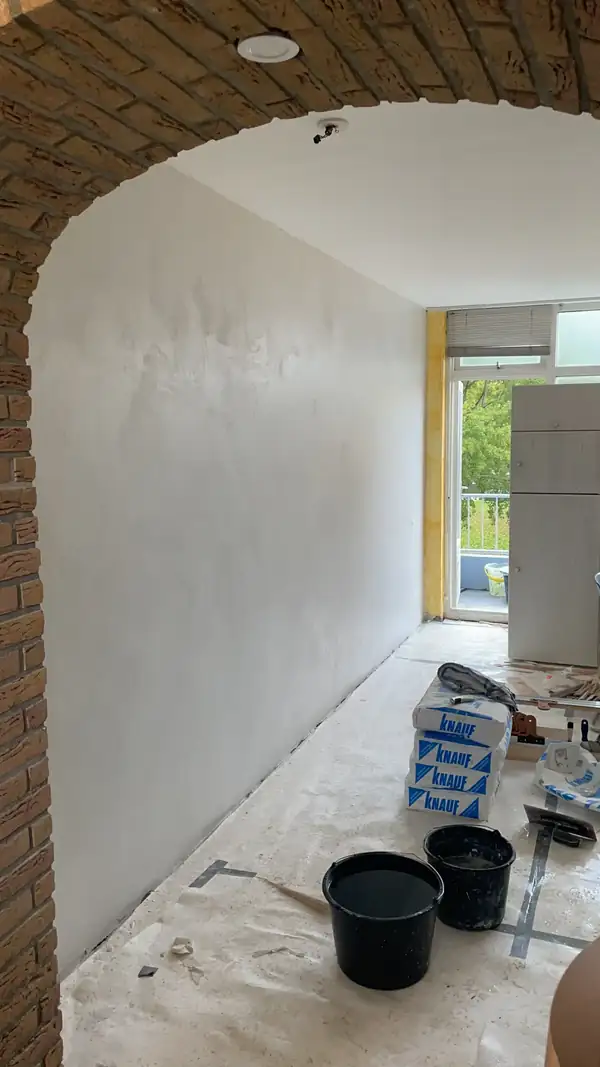Project van Klusbedrijf Biever: stucwerk in Vlaardingen en omgeving
